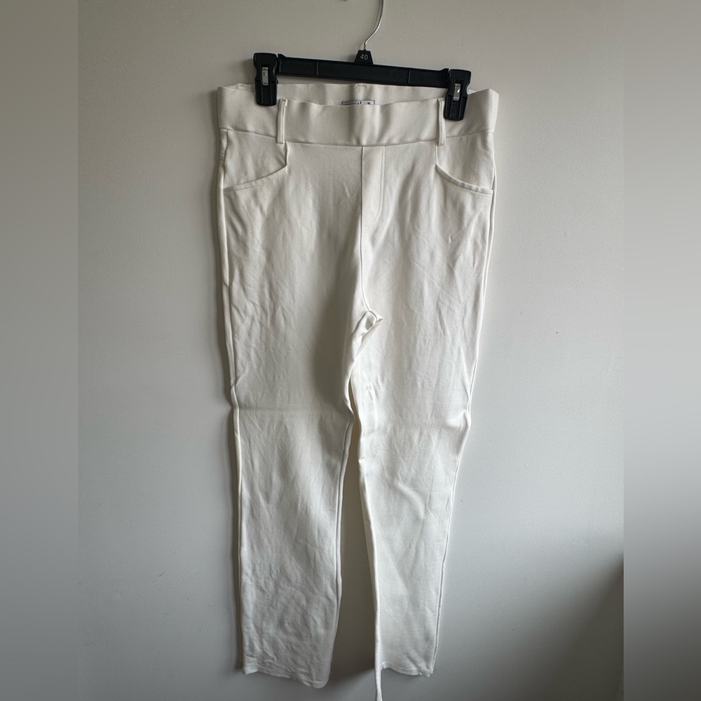 White High-Waisted Pants